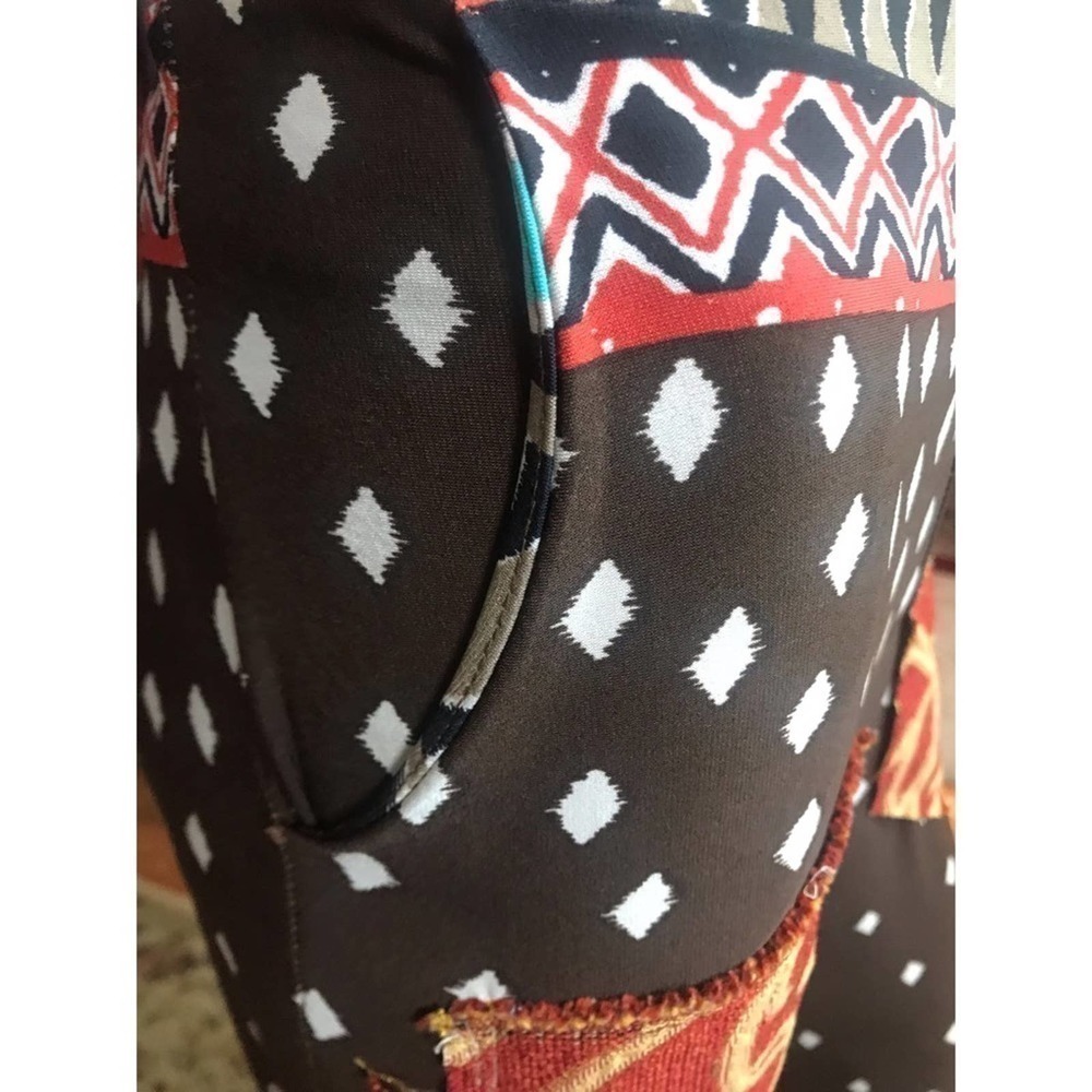 Multi colored bell bottom pants S/M - Picture 5 of 7